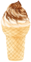 acuarela de helado png