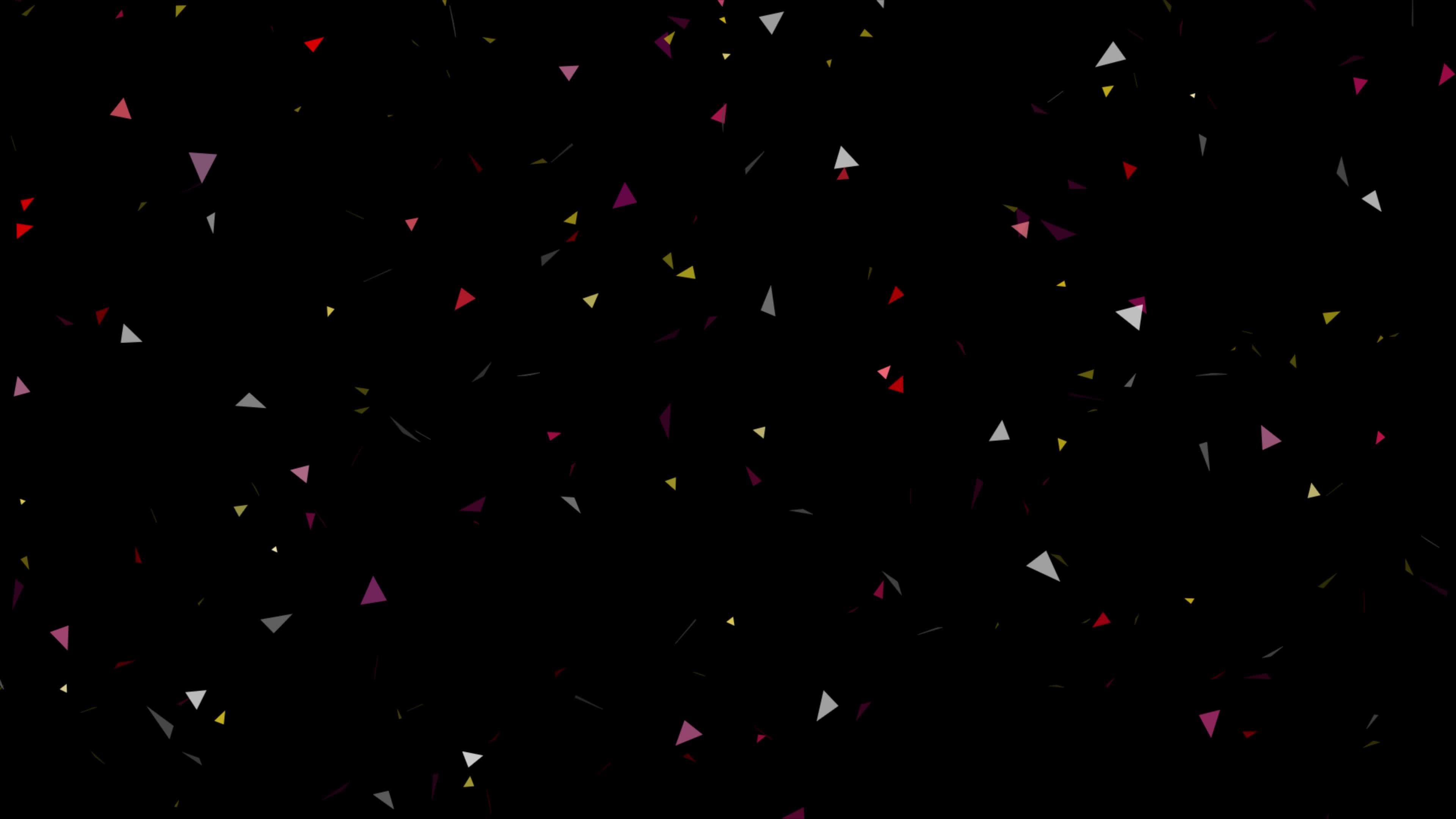 Gold Confetti Explosions Pack, Colorful fonfetti Celebration Falling On