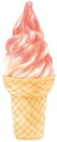 aardbeienijs aquarel png