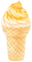 ice cream watercolor png