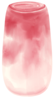 aquarelle de boisson d'été aux fraises png