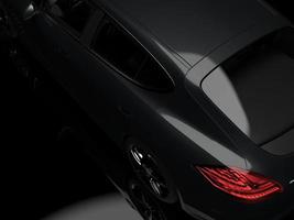 sports car on a dark background photo