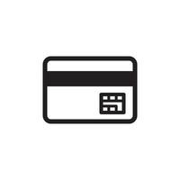 Credit Card Icon EPS 10 vector