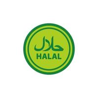 icono halal eps 10 vector