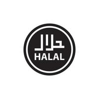 icono halal eps 10 vector