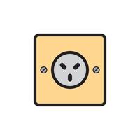 Socket Outlet Plug In Icon EPS 10 vector