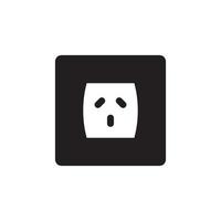 Socket Outlet Plug In Icon EPS 10 vector