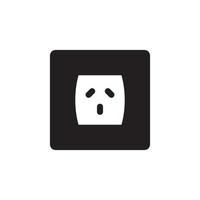 Socket Outlet Plug In Icon EPS 10 vector