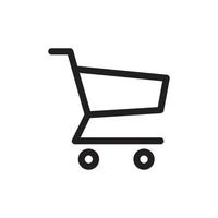 icono de gráfico de compras vector