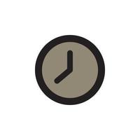 icono de reloj eps 10 vector