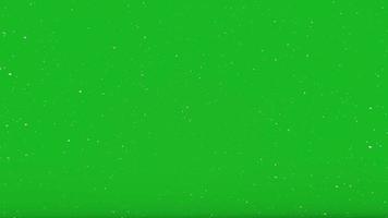 Schneefall-Animation Greenscreen-Video video