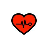 Heartbeat Icon EPS 10 vector