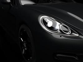 sports car on a dark background photo