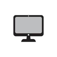 icono de monitor eps 10 vector