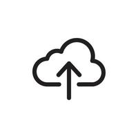 Cloud Upload Download Icon EPS 10 vector