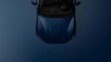 auto blue. 3d illustration of fragments of vehicles on a blue background. photo