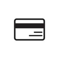 Credit Card Icon EPS 10 vector