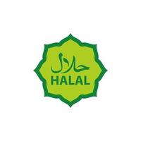 icono halal eps 10 vector