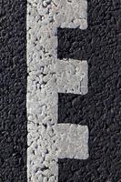 modern white road markings photo