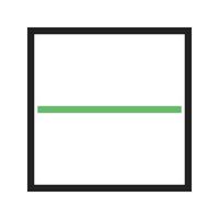 View Straam Line Green and Black Icon vector