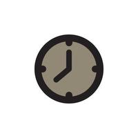 icono de reloj eps 10 vector