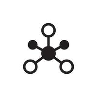 Molecule Icon EPS 10 vector