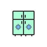 Icebox Icon EPS 10 vector