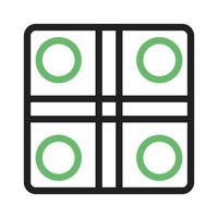 Board Game Line Green and Black Icon vector