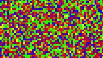 arte de textura de padrão de mosaico colorido video