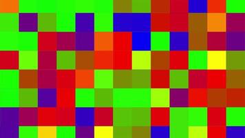 flikkerende kleurrijke mozaïek patroon textuur loop video