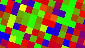 trama del motivo a mosaico colorato rotante video