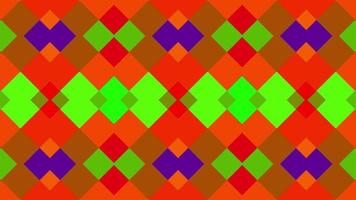 Flashing Colorful Decorate Pattern Art video