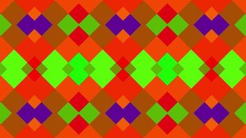 Flashing Colorful Decorate Pattern Art video