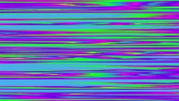 Moving Pixelated Psychedelic neon lines effect video