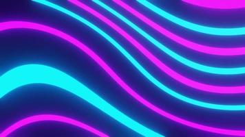 neon swirl linjer konst vj loop bakgrund video
