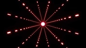 loop de luzes de néon vermelho e azul piscando para concerto de eventos video