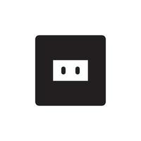Socket Outlet Plug In Icon EPS 10 vector