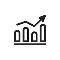 icono de diagrama eps 10 vector