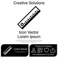 Ruler Icon EPS 10 vector