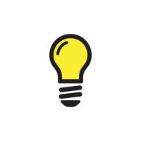 Light Bulb Icon EPS 10 vector