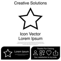 Star Icon EPS 10 vector