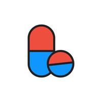 Pill Icon EPS 10 vector