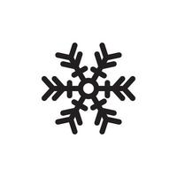 Snowflake Icon EPS 10 vector