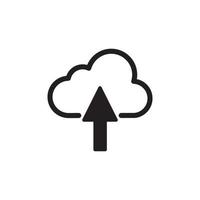 Cloud Upload Download Icon EPS 10 vector