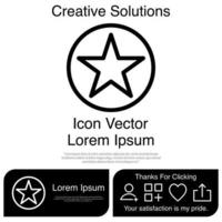 Star Icon EPS 10 vector