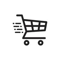 shopping chart Icon vector