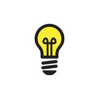 Light Bulb Icon EPS 10 vector