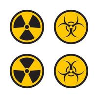 icono de radiación eps 10