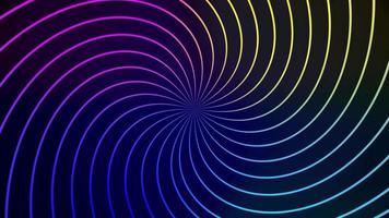 Animation Retro colorful lines background video