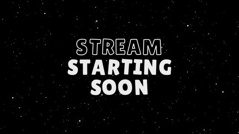 Animation Stream starting soon black background 9703600 Stock Video at Vecteezy